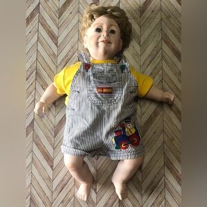 VTG 1983 Prince William Doll Porcelain Head Legs Arms Lee Middleton. Some Wear.